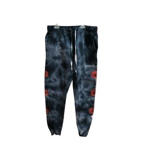 Empyre Surplus Rose Hazy Joggers Mens Size M Black Tye Dye Streetwear